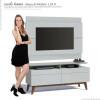 Rack com Painel Para TV Classic Mais 2G 1.4 Imcal Branco