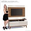 Rack com Painel Para TV Classic Mais 2G 1.4 Com LED Imcal Freijo/Off White