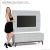 Rack com Painel Para TV Classic 2G 1.4 Imcal Branco