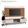 Rack com Painel Para TV Classic 2G 2.2 Com LED Imcal Freijo/Off White 