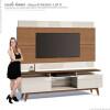 Rack com Painel Para TV Classic Mais 2G 1.8 Imcal Freijo/Off White