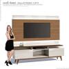 Rack com Painel Para TV Classic 2G Mais 2.2 Com LED Imcal Freijo/Off White