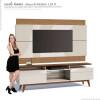 Rack com Painel Para TV Classic 2G Mais 2.2 Imcal Off White/Freijo