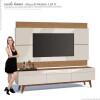 Rack com Painel Para TV Classic 3G 2.2 Imcal Off White/Freijo