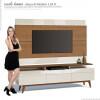 Rack com Painel Para TV Classic 3G Mais 2.2 Imcal Freijo/Off White