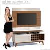 Rack com Painel Para TV Classic Mais AD 1.4 Imcal Freijo/Off White