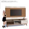 Rack com Painel Para TV Classic AD Mais 2.2 Imcal Freijo/Off White