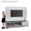 Rack com Painel Para TV Classic AD Mais 2.2 Com LED  Imcal Branco