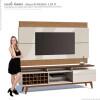 Rack com Painel Para TV Classic AD Mais 2.2 Imcal Off White/Freijo