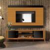 Rack Com Painel Legacy 2.0 Para TV 75 Polegadas EDN Preto/Cedro