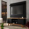 Rack com Painel Para TV 46 Polegadas 140cm Prism 1.4 Patrimar Preto/Cinamomo