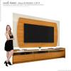 Rack com Painel TV 70 Polegadas Sublime 2.2 Com Led Gelius Naturale/Off White