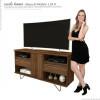 Rack Bancada Para TV 55 Polegadas 5353 JB Bechara Canela