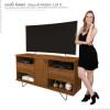 Rack Bancada Para TV 55 Polegadas 5353 JB Bechara Caramelo