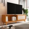 Rack para Sala 160cm TV até 75" Com 1 Porta Turini EDN Cedro