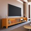 Rack Moderno Com LED 218cm Para TV 85¨ Vellaro 2.2 EDN Cedro