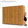 Guarda Roupa Casal 6 Portas 4 Gavetas 273cm x 240cm Absolut Gelius Madeirado