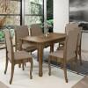 Conjunto Mesa de Jantar Luis XV Com 06 Cadeiras 160x90 Onix RV Móveis Freijo