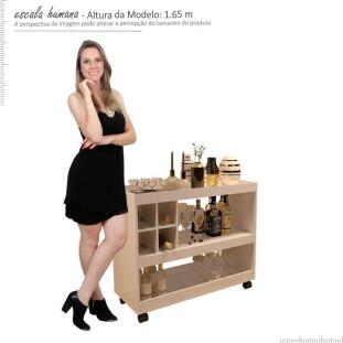 Aparador Bar para Sala de Estar 4050 JB Bechara Perola