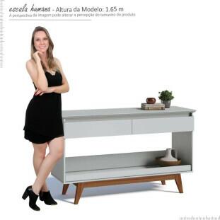 Aparador Para Sala de Estar Classic Mais Imcal Branco