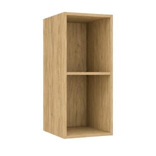 Módulo Armário Aéreo 30x68x34cm 1 Porta 100% MDF Cozinha Provence Robel Hanover/Branco Matte
