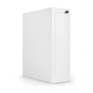 Módulo Balcão 20x68x56cm Com Porta Tempero 100% MDF Cozinha Provence Robel Branco/Branco Matte