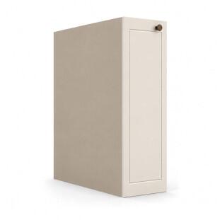 Módulo Balcão 20x68x56cm Com Porta Tempero 100% MDF Cozinha Provence Robel Fendi/Off White Matte