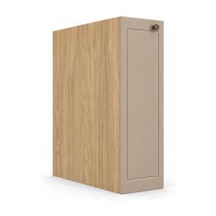 Módulo Balcão 20x68x56cm Com Porta Tempero 100% MDF Cozinha Provence Robel Hanover/Fendi Matte