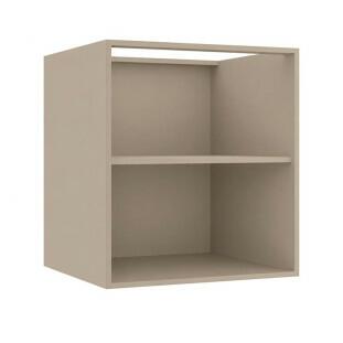 Módulo Balcão 60x68x56cm 2 Portas 100% MDF Cozinha Provence Robel Fendi/Off White Matte