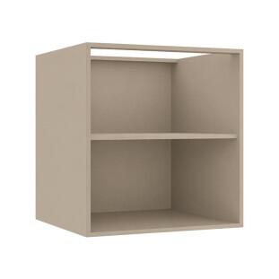 Módulo Balcão 70x68x56cm 2 Portas 100% MDF Cozinha Provence Robel Fendi/Branco Matte