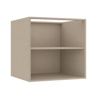 Módulo Balcão 80x68x56cm 2 Portas 100% MDF Cozinha Provence Robel Fendi/Off White Matte