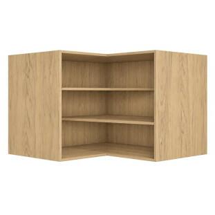 Módulo Balcão Canto L 96x94,5 x 68x56cm 100% MDF Cozinha Provence Robel Hanover/Fendi Matte