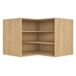 Módulo Balcão Canto L 96x94,5 x 68x56cm 100% MDF Cozinha Provence Robel Hanover/Branco Matte