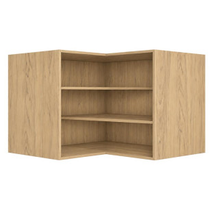 Módulo Balcão Canto L 96x94,5 x 68x56cm 100% MDF Cozinha Provence Robel Hanover/Off White Matte