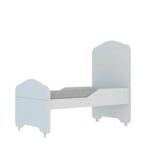 Berço Americano 2 em 1 Mini Cama Lua Com Rodízio Gelius Branco
