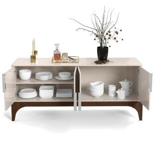 Buffet Para Sala de Jantar Amalfi Lukaliam Off White/Noce