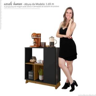 Buffet Cantinho do Café Monet Lukaliam Preto/Canela