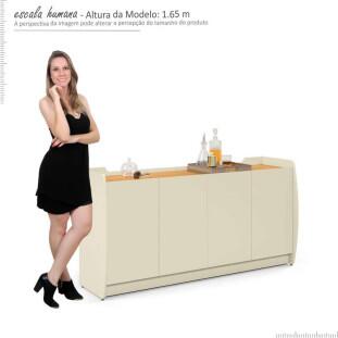 Buffet Sala Jantar Sublime 1.6 Gelius Off White/Naturale