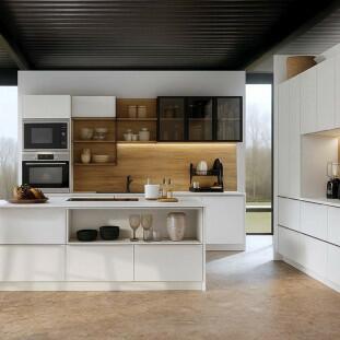 Módulo Balcão 40cm Sem Porta 100% MDF Cozinha Modulada Robel Branco