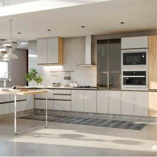 Módulo Armário Aéreo 88x35x34cm 1 Porta 100% MDF Cozinha Modulada Gold J Robel Hanover/Aspen