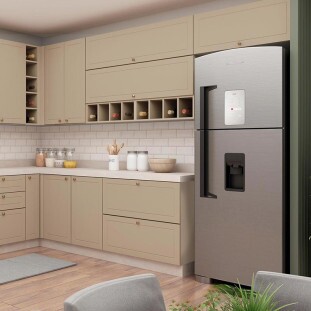 Módulo Nicho Adega Vertical 68x20 100% MDF Cozinha Modulada Robel Fendi