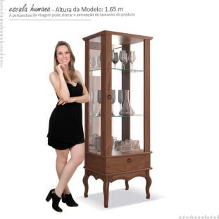 Cristaleira Retrô Condessa EDN Naturale