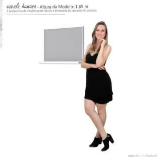 Espelho Para Banheiro Aço 495 Cozimax Branco