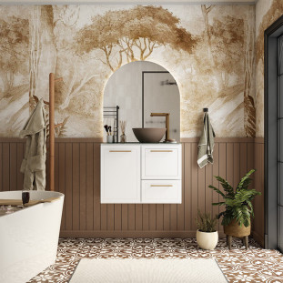 Gabinete Para Banheiro Aço 77x56x45cm Sem Cuba Jambo 80 Cozimax Branco