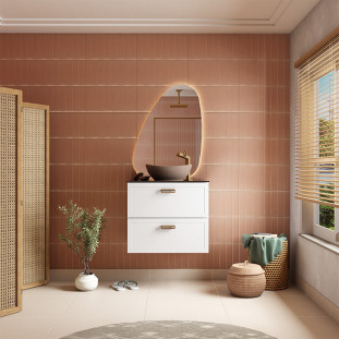 Gabinete Para Banheiro Aço 67x59x44cm Sem Cuba Odin 70 Cozimax Branco