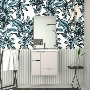 Conjunto Para Banheiro Orquídea 60 Com Espelho Bisotê 600x850 Cozimax Nude