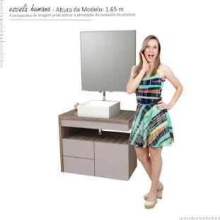 Conjunto Para Banheiro 3 Peças Aimoré 70 Cozimax Nudi/Tamarindo