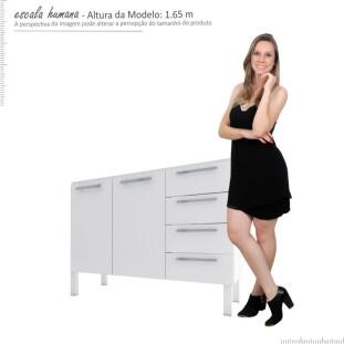Gabinete de Pia 120 Vênus Flat 4G Cozimax Branco