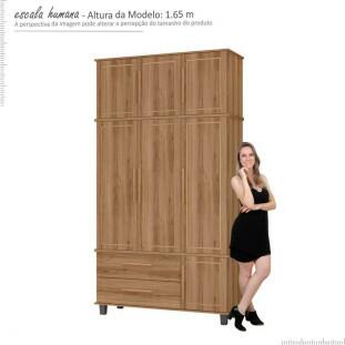 Guarda Roupa 3 Portas House Fabrimoveis Freijo
