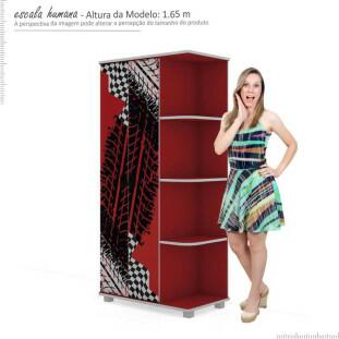 Guarda Roupa Infantil Menino 2 Portas Cross Gelius Vermelho